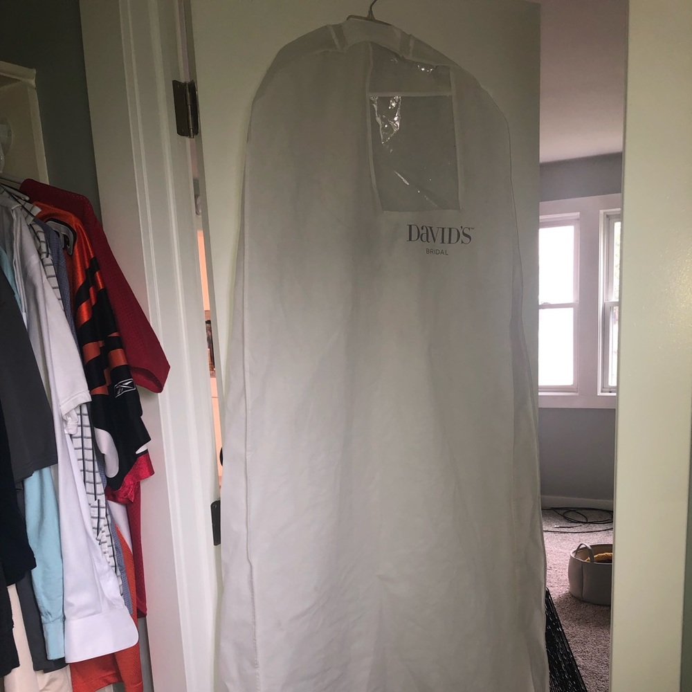 David’s bridal wedding dress bag